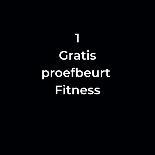 1 gratis proefbeurt fitness